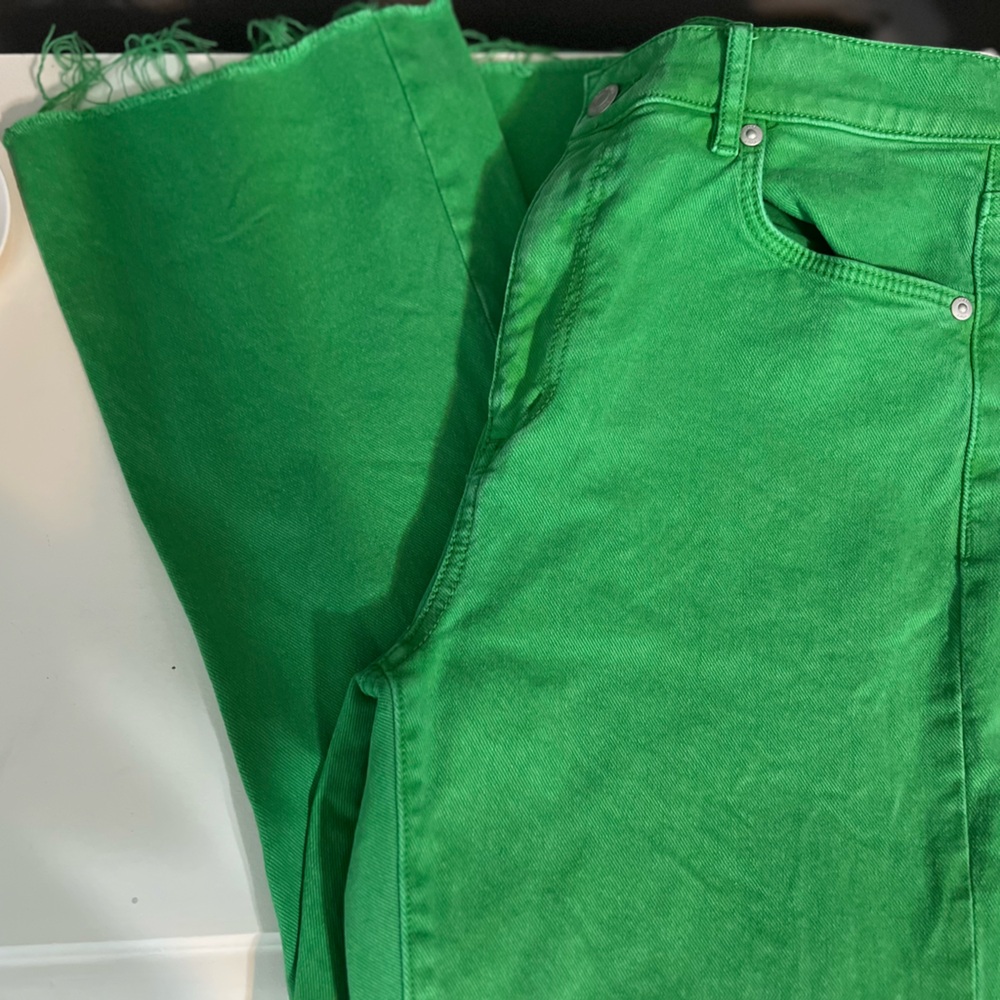 Ann Taylor Loft Green Jeans